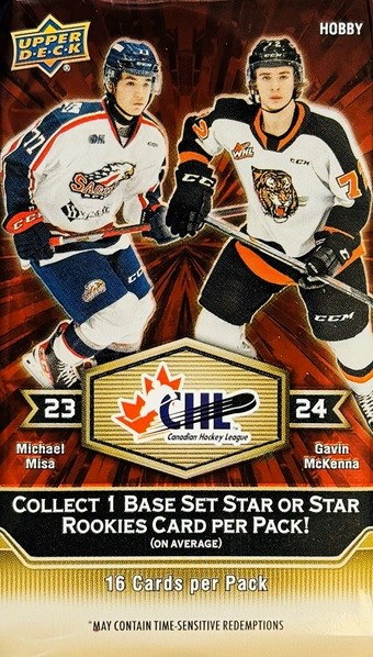 2023-24 Upper Deck CHL Hockey Hobby Pack